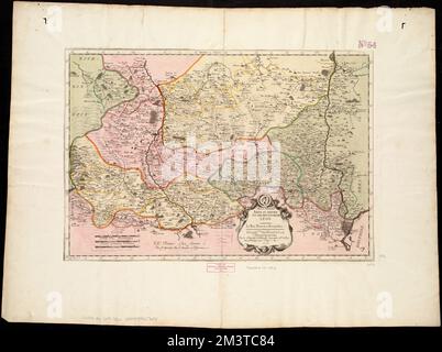 Segusiani : Partie du dioecese et archevesche de Lyon : Le Bas Forez et Beaujolois : Eselectons de Roanne et de Villefranche , katholische Kirche. Erzdiözese von Lyon, Frankreich, Karten, frühe Arbeiten bis 1800, Rhône-Alpes Frankreich, Karten, frühe Arbeiten bis 1800 Norman B. Leventhal Map Center Collection Stockfoto