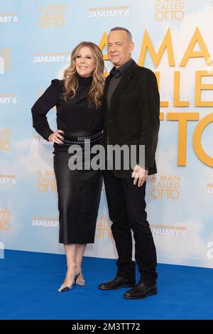 London, Großbritannien. 16. Dezember 2022. Rita Wilson und Tom Hanks besuchen Einen Mann namens Otto Photocall im Corinthia Hotel in London, England. Kredit: S.A.M./Alamy Live News Stockfoto