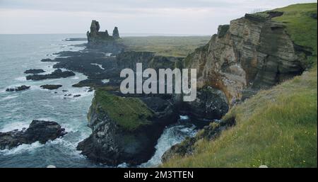 Londrangar Cliffs auf der Halbinsel Snaefellsness, Island Stockfoto