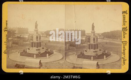 Soldiers Monument , Monuments & Memorials, Public Skulpture, afroamerikanische Soldaten, Vereinigte Staaten, Geschichte, Bürgerkrieg, 1861-1865 Stockfoto