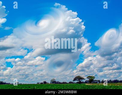 Veränderte Wettermuster, konzeptionelles Bild Stockfoto