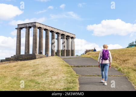 National Monument Calton Hill Edinburgh Stockfoto