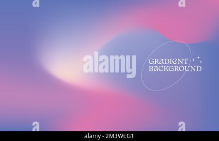 Moderner abstrakter Gradientenhintergrund. Moderner heller Regenbogen-Gradientenvektor, elegante weiche Weichzeichnung, farbenfroher Gitterhintergrund Stock Vektor