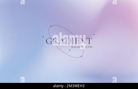 Moderner blauer Gitterhintergrund. Elegante weiche Weichzeichnung, dynamische abstrakte Einband minimalistische holographische Flüssige Tapete. Stock Vektor