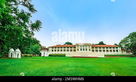 Fort Canning Center im Fort Canning Park. Dieser Park ist ein Wahrzeichen auf einem Hügel in Singapur. Stockfoto