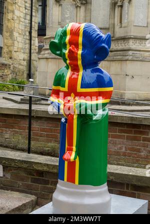 Lincolnshire-Flaggenimp Stockfoto