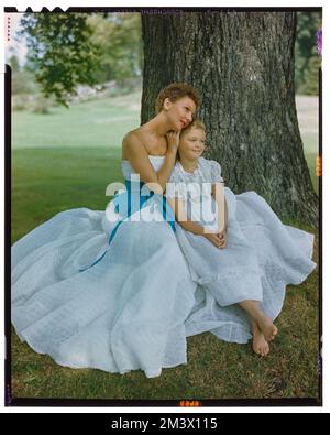 Mary Martin und Tochter Heller, Toni Frissell, Antoinette Frissell Bacon, Antoinette Frissell Stockfoto