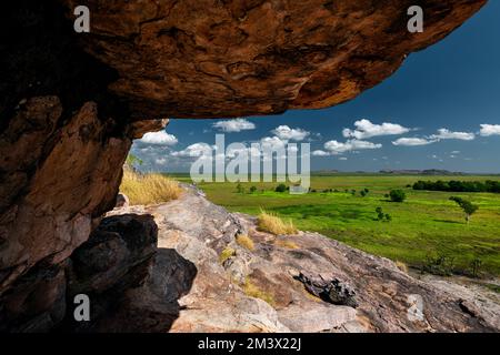 Ubirr Rock im zum Weltkulturerbe gehörenden Kakadu-Nationalpark. Stockfoto