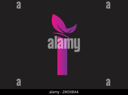 Das ist Icon-Design mit dem Buchstaben I. für Ihr Unternehmen Stock Vektor