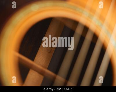 Eine 1937 Martin 000-45 D-45 Dreadnought Akustikgitarre. Stockfoto