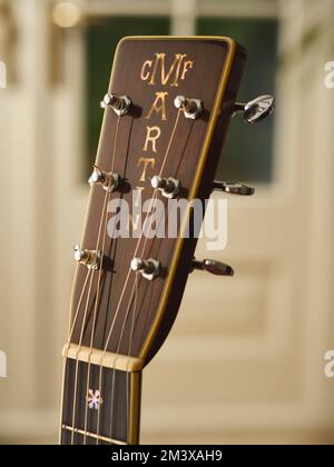 Eine 1937 Martin 000-45 D-45 Dreadnought Akustikgitarre. Stockfoto