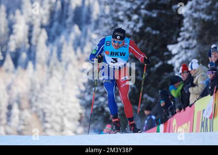 Davos, Schweiz, 17. Dezember 2022. Renaud Jay beim Sprint Rennen am FIS Langlauf Weltcup Davos Nordic 2022 in Davos. Stockfoto