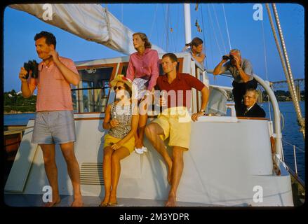 Harold Vanderbilt, Rudern - Harvard/Yale, Toni Frissell, Antoinette Frissell Bacon, Antoinette Frissell Stockfoto