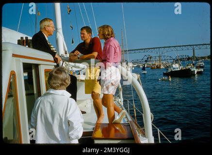 Harold Vanderbilt, Rudern - Harvard/Yale, Toni Frissell, Antoinette Frissell Bacon, Antoinette Frissell Stockfoto