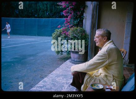 Harold Vanderbilt - Tennis und Mittagessen, Toni Frissell, Antoinette Frissell Bacon, Antoinette Frissell Stockfoto