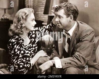 BLONDE ICE 1946 Film Classics Production mit Leslie Brooks und Robert Paige Stockfoto