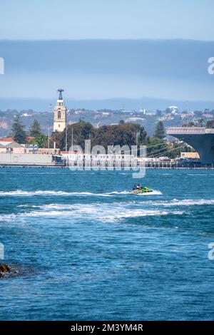 Die Marine von San Diego Stockfoto