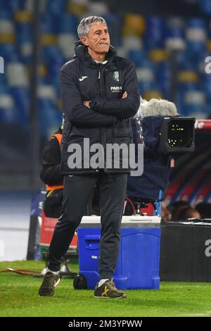 Neapel, Italien. 17.. Dezember 2022. Während des freundlichen Fußballspiels SSC Napoli gegen Villarreal FC im Diego Armando Maradona Stadion Gutschrift: Independent Photo Agency/Alamy Live News Stockfoto