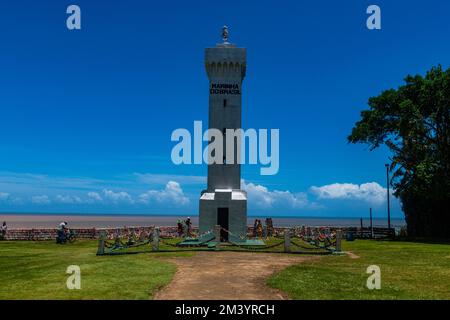 Safe Harbor Lighthouse, Porto Seguro, Bahia, Brasilien Stockfoto