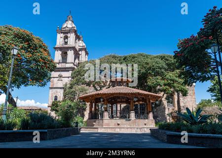 Parroquia de San Francisco de Asis, Valle de Bravo, Staat Mexiko, Mexiko Stockfoto