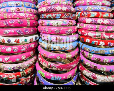 Cloisonne Bracelets in Chinatown, San Francisco, Kalifornien Stockfoto