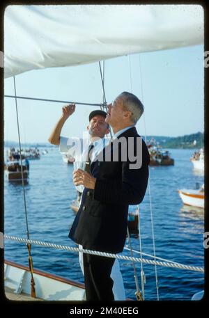 Harold Vanderbilt, Rudern - Harvard/Yale, Toni Frissell, Antoinette Frissell Bacon, Antoinette Frissell Stockfoto