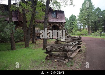 8-30-2022: Flagstaff, Arizona: Riordan Mansion Stockfoto