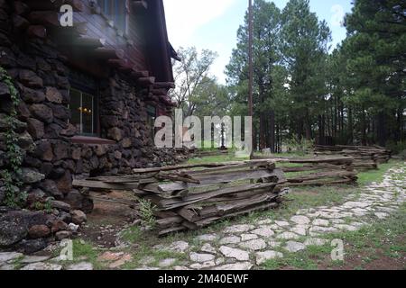 8-30-2022: Flagstaff, Arizona: Riordan Mansion Stockfoto