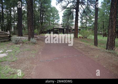 8-30-2022: Flagstaff, Arizona: Riordan Mansion Stockfoto