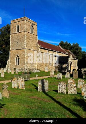 Weston Longueville Kirche, Parson Woodforde, Norfolk, England 22 Stockfoto