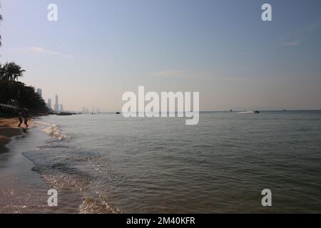 Blick auf Pataya Beach in thailand Stockfoto