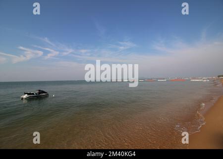 Blick auf Pataya Beach in thailand Stockfoto