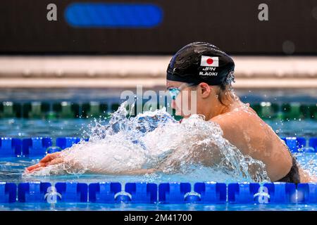 Melbourne, Australien. 18.. Dezember 2022. Reona Aoki aus Japan nimmt an den 4x100 m langen Medley Relay Women Heats während der FINA Swimming Short Course World Championships im Melbourne Sports and Aquatic Centre in Melbourne, Australien, am 18.. Dezember 2022 Teil. Foto Giorgio Scala/Deepbluemedia/Insidefoto Credit: Insidefoto di andrea staccioli/Alamy Live News Stockfoto