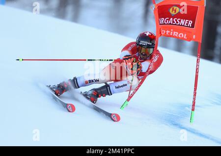 La Villa Alta Badia, Italien. 18.. Dezember 2022. SKIFAHREN - FIS SKI WORLD CUP, FIS Alpine Ski World Cup - Männer Giant Slalom Gran Risa Slope Sonntag 18.. Dezember Kredit: Independent Photo Agency/Alamy Live News Stockfoto