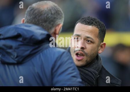 Hull City Manager Liam RoSenior während des Sky Bet Championship-Spiels Hull City vs Sunderland im MKM Stadium, Hull, Großbritannien, 17.. Dezember 2022 (Foto: James Heaton/News Images) Stockfoto