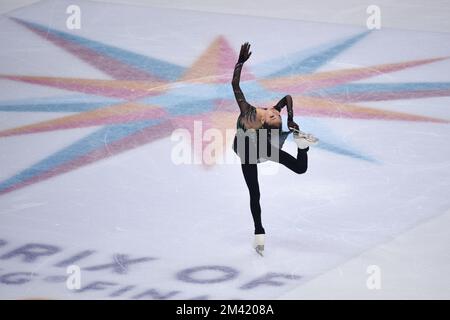 Minsol Kwon während des ISU Grand Prix of Figure Skating Final 2022 in Palavela am 09. Dezember 2022 in Turin, Italien. Stockfoto