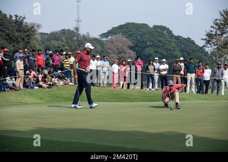 Kalkutta, Westbengalen, Indien. 18.. Dezember 2022. S.S.P. Chawrasia Invitational Golf Tournament unter dem Banner von PGTI (professionelle Golf-Tour durch Indien) vom 13.. Bis 17.. Dezember 2022 in Kalkutta im Royal Calcutta Golf Club. (Kreditbild: © Amlan Biswas/Pacific Press via ZUMA Press Wire) Stockfoto