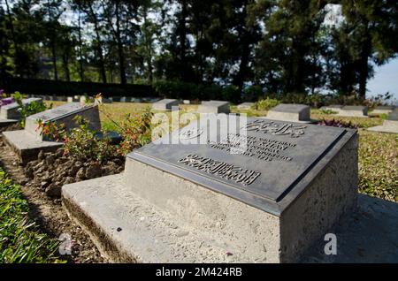 Der Kriegsfriedhof auf dem Garrison Hill in Kohima ist eine Schlacht zwischen den britischen Alliierten und den Japanern während des 2. Weltkriegs Stockfoto