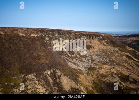 moorlandszenen von holme Moos Stockfoto