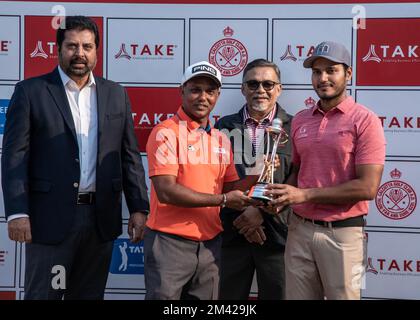 Kalkutta, Westbengalen, Indien. 18.. Dezember 2022. S.S.P. Chawrasia Invitational Golf Tournament unter dem Banner von PGTI (professionelle Golf-Tour durch Indien) vom 13.. Bis 17.. Dezember 2022 in Kalkutta im Royal Calcutta Golf Club. (Kreditbild: © Amlan Biswas/Pacific Press via ZUMA Press Wire) Stockfoto