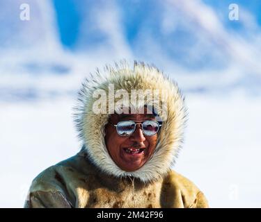 Porträt von Musher Stockfoto