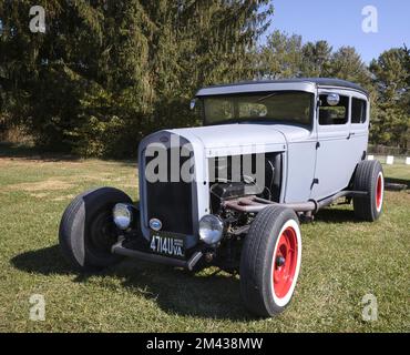 1930 Ford Hot Rod, Coupé Modell A.. Stockfoto