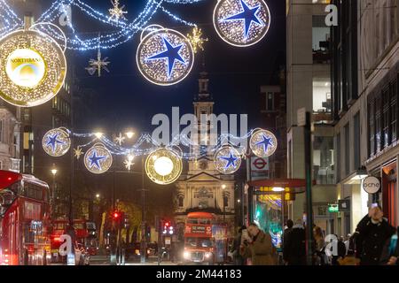 Northbank Weihnachten 2022 Stockfoto