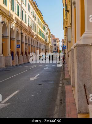 Imperia, eine Küstenstadt in Ligurien, Italien Stockfoto