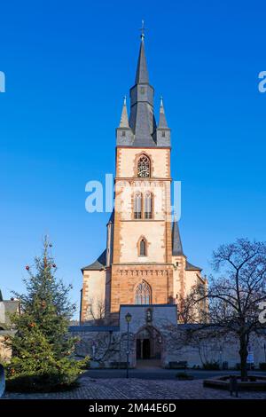 Alte katholische Kirche in Kiedrich, Deutschland Stockfoto