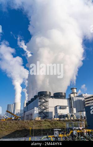 STEAG-Kraft-Wärme-Kopplungsanlage in Herne-Baukau, Kohlekraftwerk, vor dem neuen Kombikraftwerk, Block 6, NRW, Deutschland Stockfoto