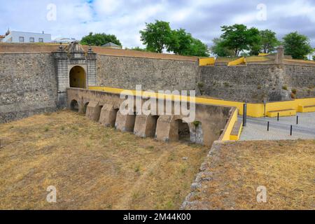 Das Innentor von Olivenca, Elvas, Alentejo, Portugal Stockfoto