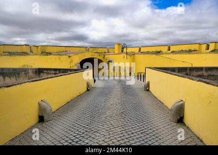 Das Innentor von Olivenca, Elvas, Alentejo, Portugal Stockfoto