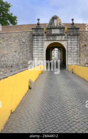 Das Innentor von Olivenca, Elvas, Alentejo, Portugal Stockfoto