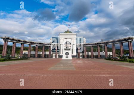 Pobdea Komplex Museum, Ploshchad' Pobedy, Yuzhno-Sachalinsk, Sachalin, Russland Stockfoto